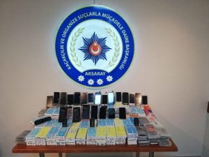 Aksaray ve İstanbul’da kaçak cep telefonu operasyonu: 2 tutuklama