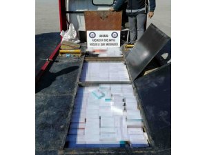 Başkent’te 9 bin paket kaçak sigara ele geçirildi