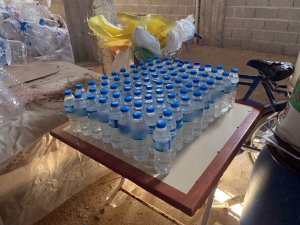 Kaçak içki imalathanesine baskın