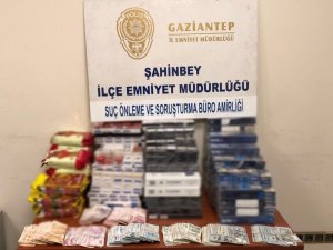 Kaçak sigara ve çay operasyonu