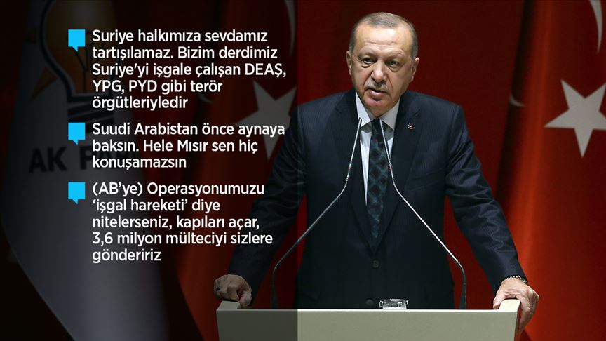 Flaş gelişme... Erdoğan: Barış Pınarı Harekatı'nda 109 terörist öldürüldü