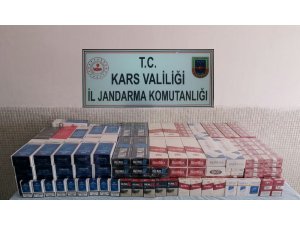 Digor’da kaçak sigara ele geçirildi