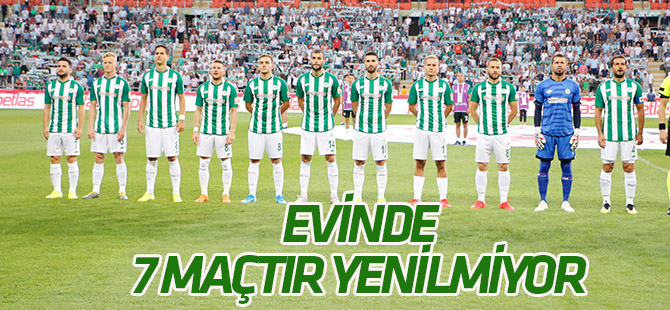 Konyaspor evinde 7 maçtır yenilmiyor