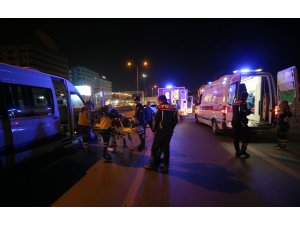Başkentte otomobil servis aracıyla çarpıştı: 2 yaralı
