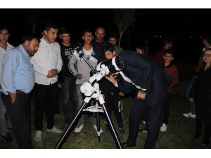 Yunak'ta gökyüzü gözlem şenliği düzenlendi
