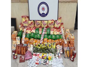 Kaçak ürünlere el konuldu