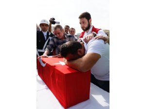 Akçakale'de şehit olan Muhammed bebek ve Cihan Güneş için tören