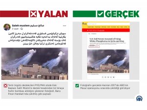 Barış Pınarı Harekatı'nda "fosfor bombası kullanıldı" dezenformasyonu