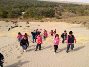 Öğrenciler erozyon sahasını gezdi