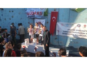 Tırmanma yarışları yapıldı