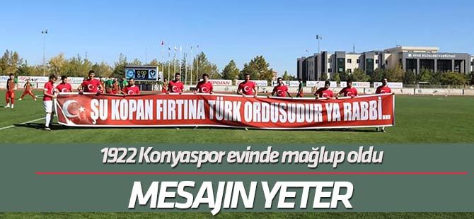 Mesajın yeter