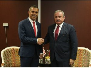 TBMM Başkanı Şentop, PAB Başkanı Barron ile görüştü