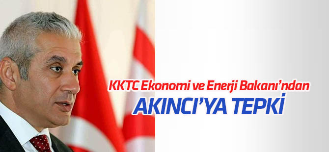 KKTC Ekonomi ve Enerji Bakanı Taçoy’dan Cumhurbaşkanı Akıncı’nın harekat açıklamasına tepki