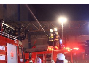 Giresun’da fındık fabrikasında yangın çıktı