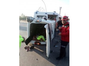 Zabıta memurları ölümden döndü