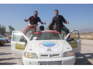 Başkan Kayalar, pistin tozunu attırdı