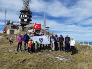 Bosna Hersek'teki Paljenik Zirvesi'nden Mehmetçik'e destek