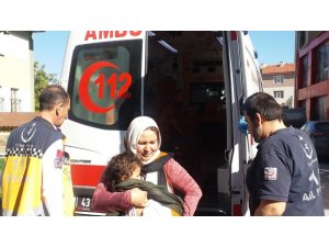 Iraklı mülteci ailenin kaldığı evde yangın çıktı