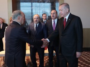 Cumhurbaşkanı Erdoğan, Kazakistan kurucu Cumhurbaşkanı Nazarbayev ile görüştü