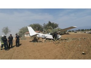 Antalya’da eğitim uçağı kazası