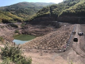 Kumluca Sulama Göleti’nin inşası tamamlandı