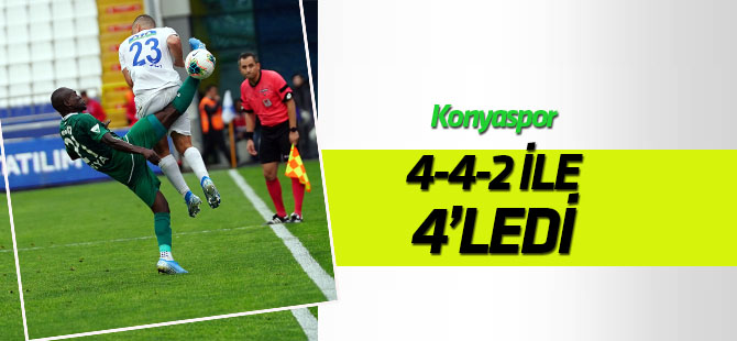 Kartal 4-4-2 ile 4'ledi