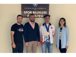 Erzurum Teknik Üniversitesinde madalya sevinci