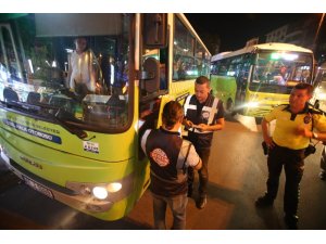 Güvenli ulaşım için halk otobüslerine denetim