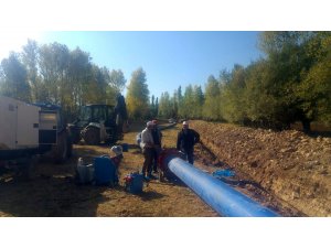 Suşehri'nde içme suyu ana hat değişim çalışması