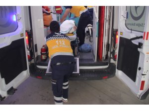 Tarlada darp edilmiş ve vücudunda yanıklarla bulundu