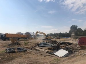 15 milyon TL  ödenek gelen Stadyum için çalışmalar başladı