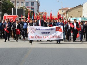 Yunak'ta, Barış Pınarı Harekatı'na destek
