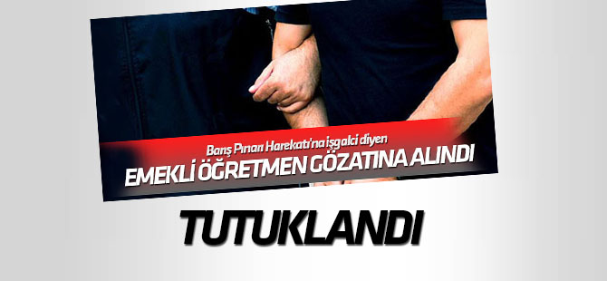 Barış Pınarı Harekatı aleyhinde propaganda yapan 1 kişi tutuklandı