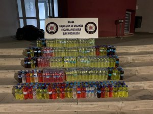 Tekel bayisinden 209 litre kaçak içki çıktı