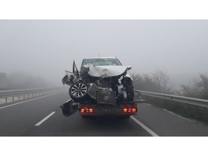 Edirne’de sis kazaya neden oldu: 3 yaralı