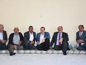 Karapınar'da ilçe protokolünün mahalle ziyaretleri