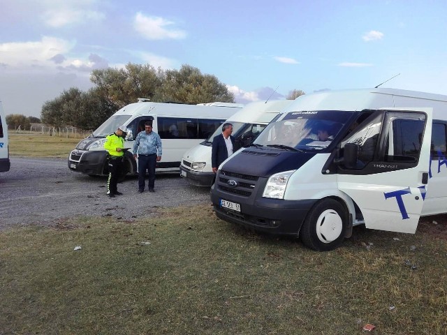 Kulu'da okul servisleri denetlendi