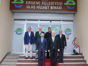 Ergene Kaymakamı Taşçı’dan Belediye Başkanı Yüksel’e ziyaret