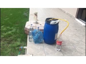 Tekirdağ’da 1 ton kaçak içki ele geçirildi