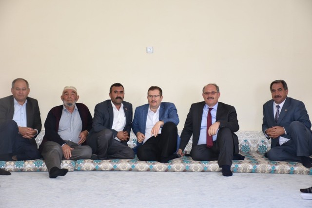 Karapınar'da ilçe protokolünün mahalle ziyaretleri