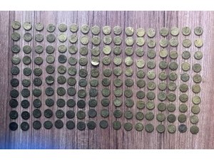 Samsun’da 170 adet tarihi sikke ele geçirildi