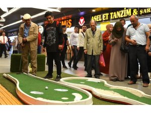 Golf keyfi yer altına indi