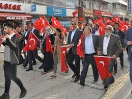 Akşehir’de "Bayrak Yürüyüşü" yapıldı