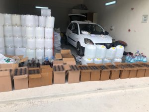 Adana’da kaçak içki operasyonu