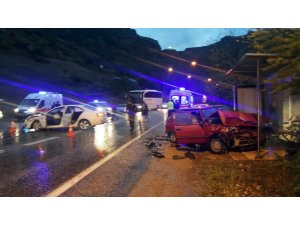 Gümüşhane’de trafik kazası: 2 yaralı