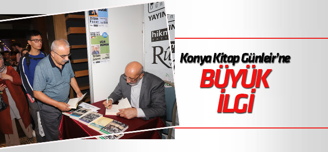 Konya Kitap Günleri yoğun ilgi görüyor