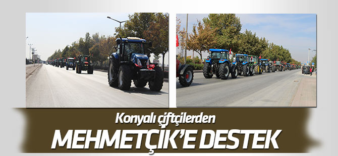Konyalı çiftçilerden Mehmetçik'e destek