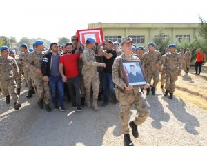 Şehit uzman çavuş Önek’in naaşı memleketine uğurlandı