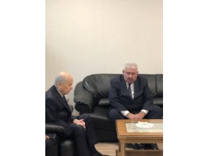 Bahçeli’den Semih Yalçın’a taziye ziyareti