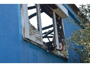 Cinayet zanlısının evinde kundaklama iddiası